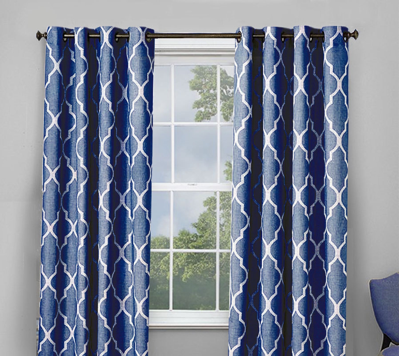 Custom Grommeted Curtains Etsy