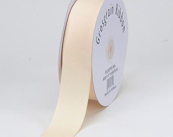 Ivory Grosgrain Ribbon