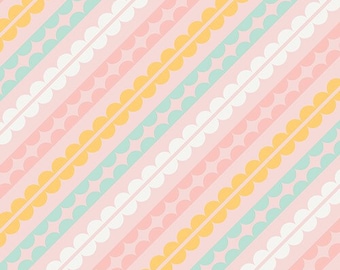 Pastel Stripe  Fabric