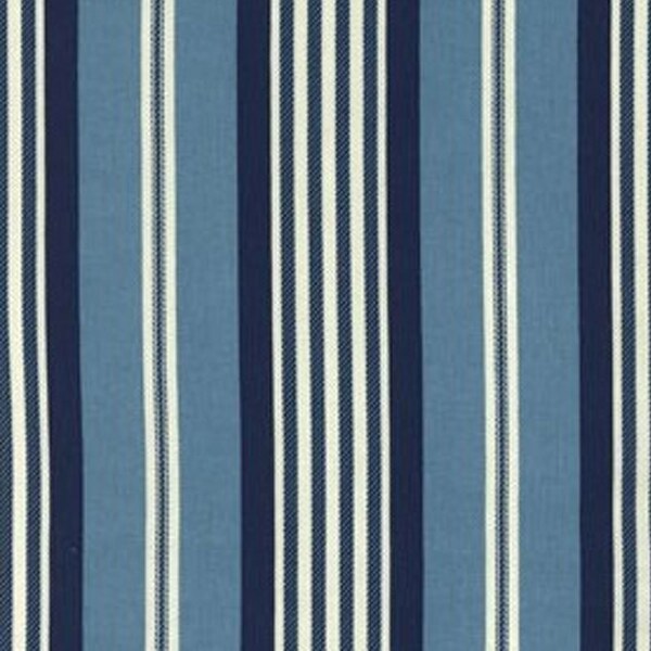 Big Blue Stripe Fabric