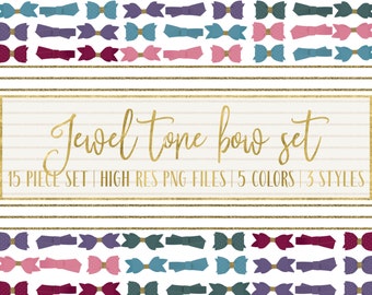 bow clipart-clipart-royalty free clipart-jewel tone-pretty clipart-downloadable-PNG