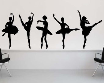 Ballerina Street Dance Pole Dancer Ballroom Dancers Vinyl Decal Glass Ceramic