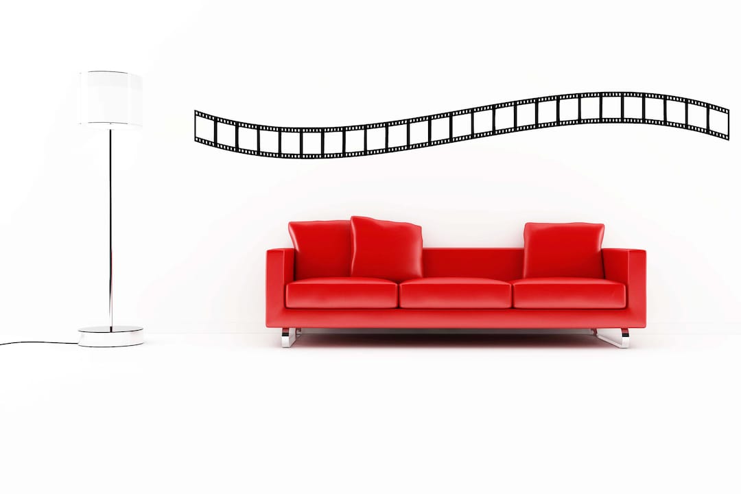 Filmstrip Wall Decal, Movie Room Decor, Home Theater Accent, Cinema ...