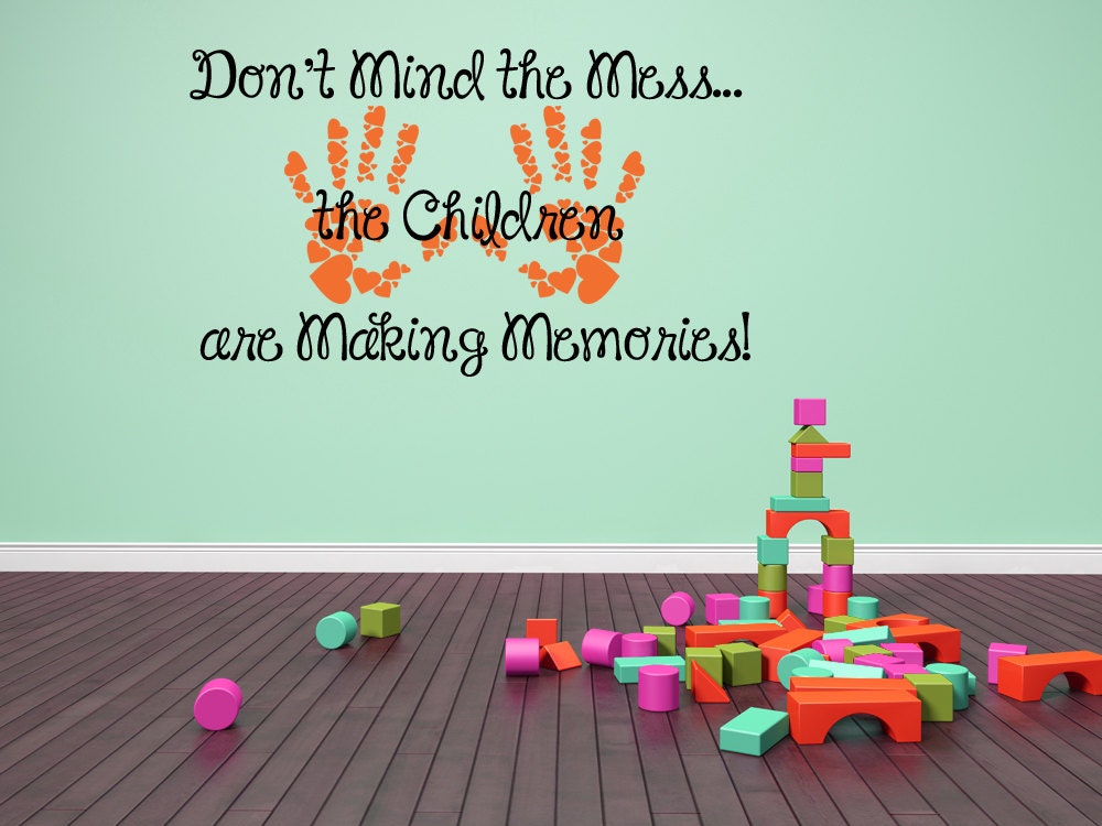 wand aufkleber zitat inspirierendes zitat handabdruck etsy cute daycare slogans