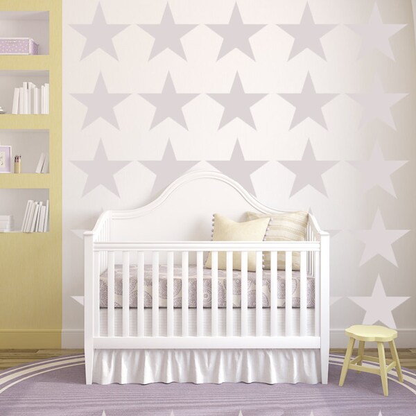 Stars Wall Art, Decorative Star Artwork, Set, Lot, Space Vinyl Sticker, Star Design, Home Decor, Nursery Decals, American, Patriotic USA