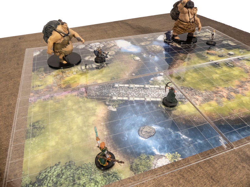 Instant Square or Hex Grid Overlay 8x11 Acrylic Etsy