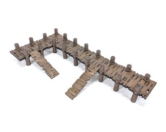 Common Docks Terrain Set // Height Adjustable, Configurable // For Tabletop RPGs like D&D, Pathfinder