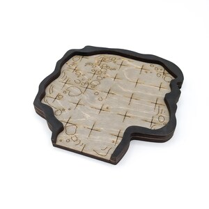 Kavern - Verbinder - Dead End C - Add-On Dungeon Tile, sofort einsetzbar , anpassbare Schlachtkarte für RPGs wie D&D, Pathfinder