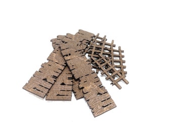 Gangplanks and Ladders // Set of 5 Each // Stained Laser Cut Birch Plywood // For Tabletop RPGs like D&D, Pathfinder