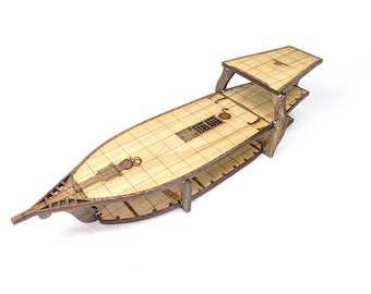 Magnetic Brigantine Ship for TTRPGs like D&D, Pathfinder, Daggerheart | Painted, Ready for Use