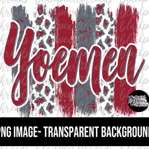 Yoemen Brushstrokes PNG File | Sublimation, Screen Print, DTF, DTG File | Instant Digital Download Png File