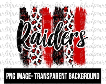 Raiders Brushstrokes PNG File | Sublimation, Screen Print, DTF, DTG File | Instant Digital Download Png File