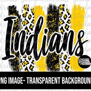 Indians Brushstrokes PNG File / Sublimation, Screen Print, DTF, DTG File / Instant Digital Download Png File