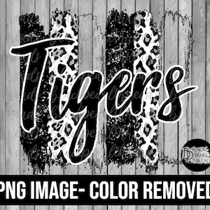 Tigers Brushstrokes PNG File | Sublimation, Screen Print, DTF, DTG File | Instant Digital Download Png File
