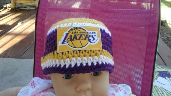 baby lakers hat