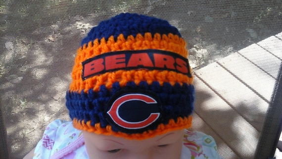 infant chicago bears winter hat