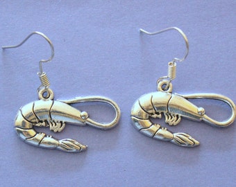 prawn earrings