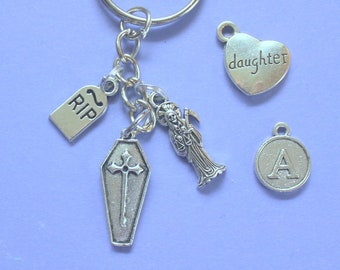 Funeral Director Keyring,Undertaker Keyring,Gift for Undertaker,Gift for Funeral Parlour Staff,Pall Bearer Gift,Undertaker Themed Gift