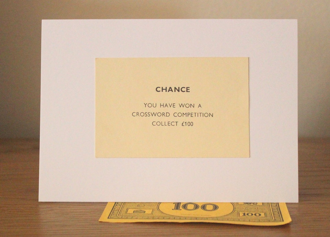 Monopoly Crossword Competition Card monopoly Greetings Card monopoly Monopoly Crossword Competition Card monopoly Greetings Card monopoly