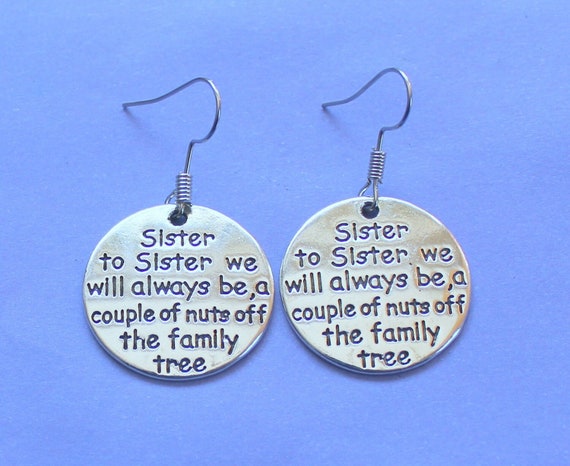 Sister earrings best sale