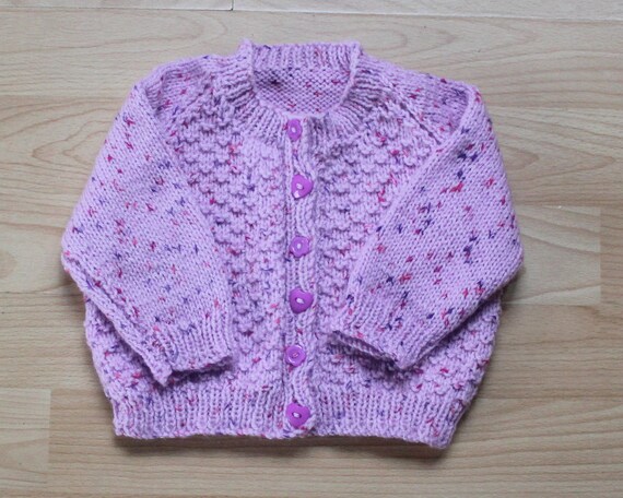 Lilac baby cardigan 2025