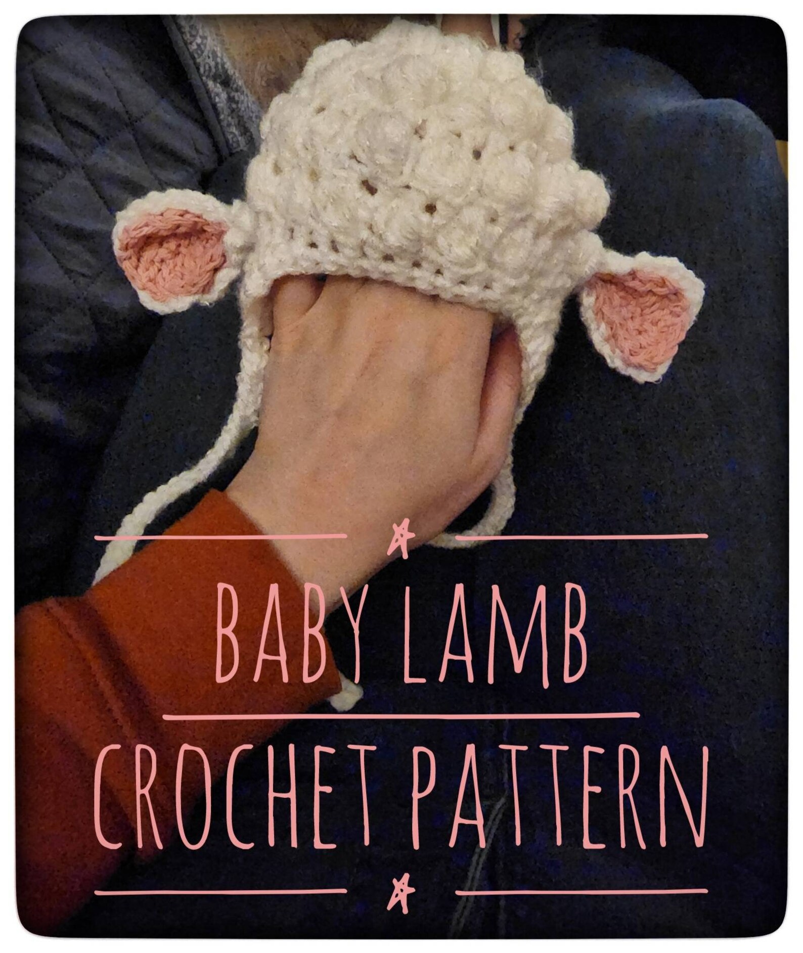Crochet Pattern Handmade Baby Lamb Hat PDF Downloadable Etsy