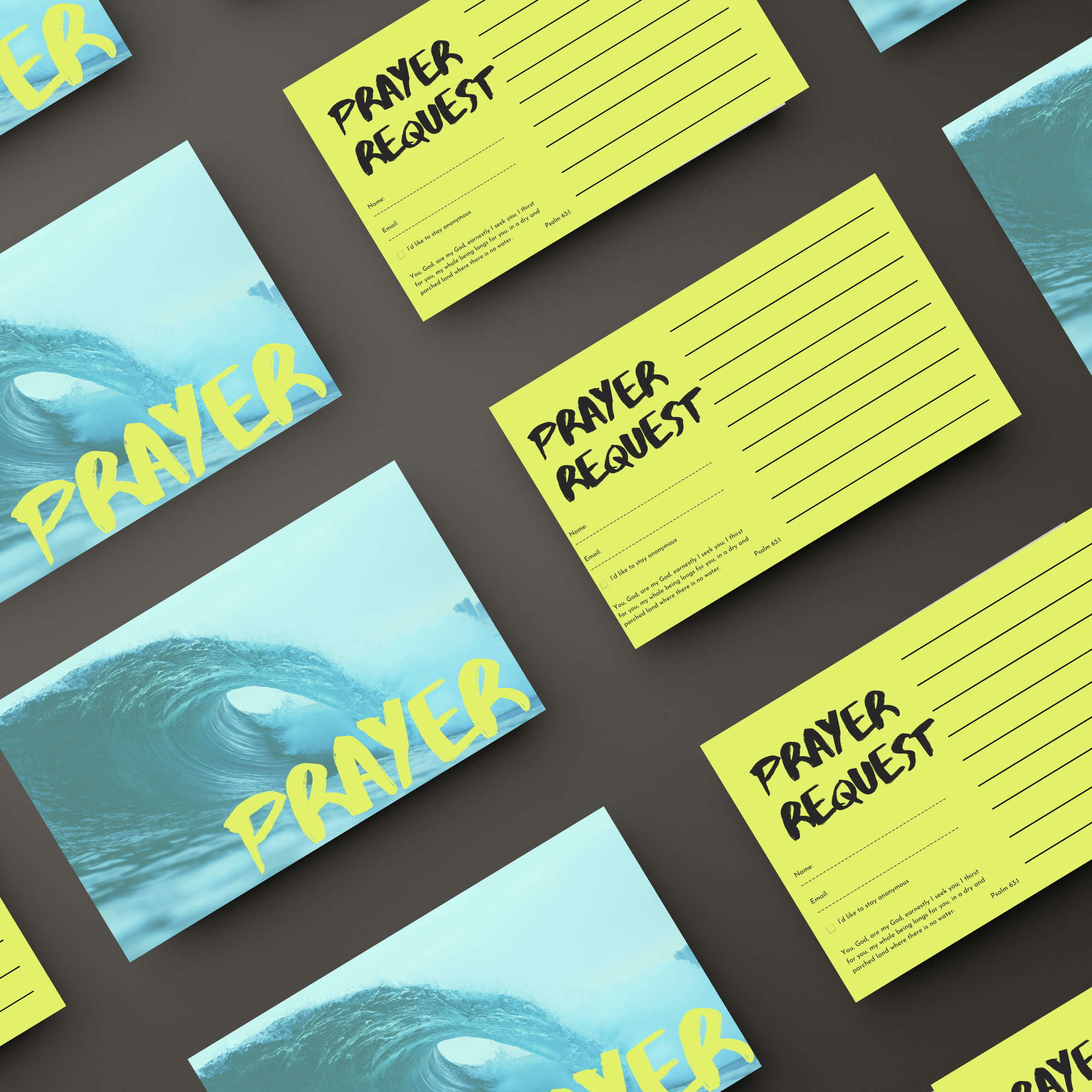 Printable Prayer Request Cards | for Church, Bible Study, Sunday School ...