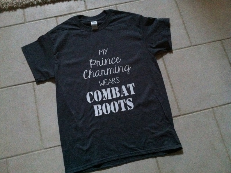 Prince Charming Boots and name Tshirt Etsy