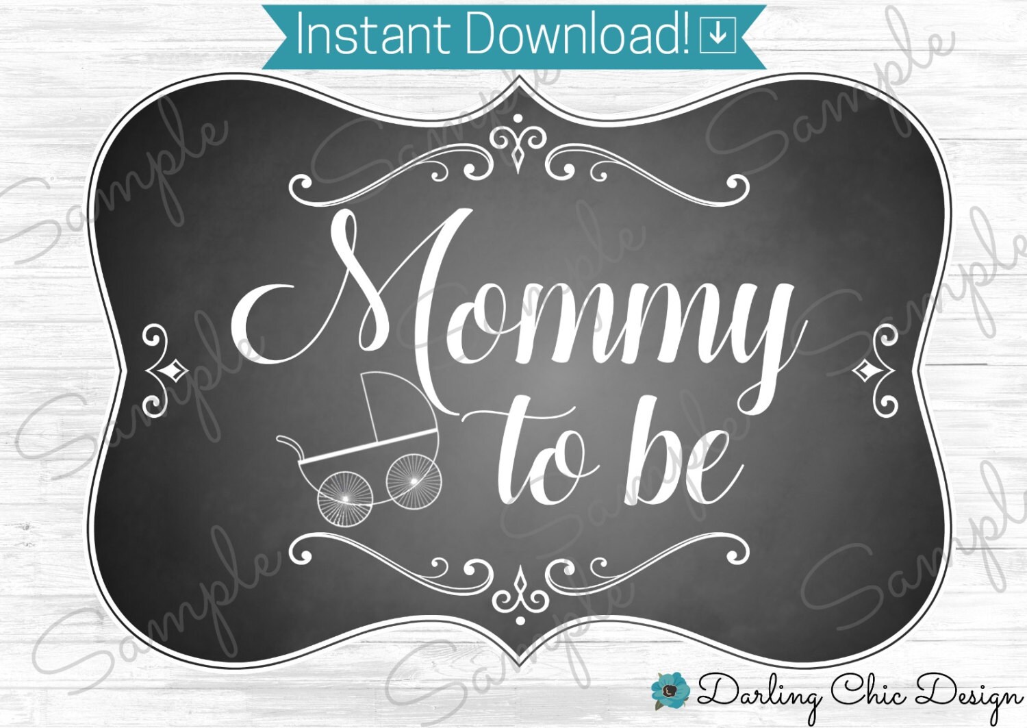 Mommy To Be SignChalkboard SignBaby Shower DecorationsChair Etsy