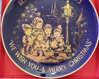 1973 Christmas Collectors Plate Lindner Bavaria West Germany