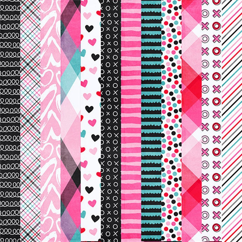 Xs & Os Patterns 2 Etsy