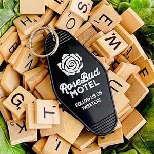 RoseBud Motel Keychain, Schitts Creek Keychain