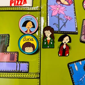 Daria and Jane Curated 4 Pin Set, Daria Gifts