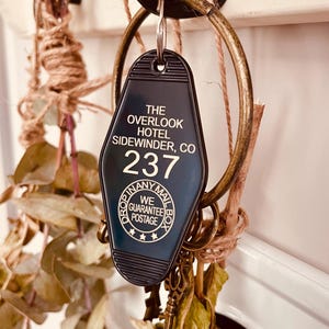 Overlook Hotel Metal Keychain Room 237, The Shining Key Ring