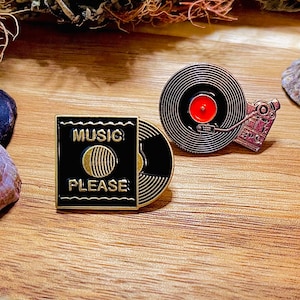 Vinyl Record Pin Set, Vinyl Collector Gifts - Etsy