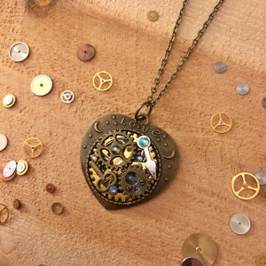 Steampunk Clockwork Necklace