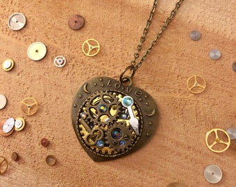 Steampunk Clockwork Necklace