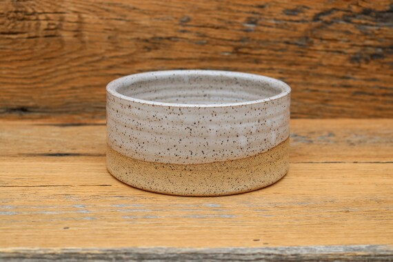 clay dog bowl