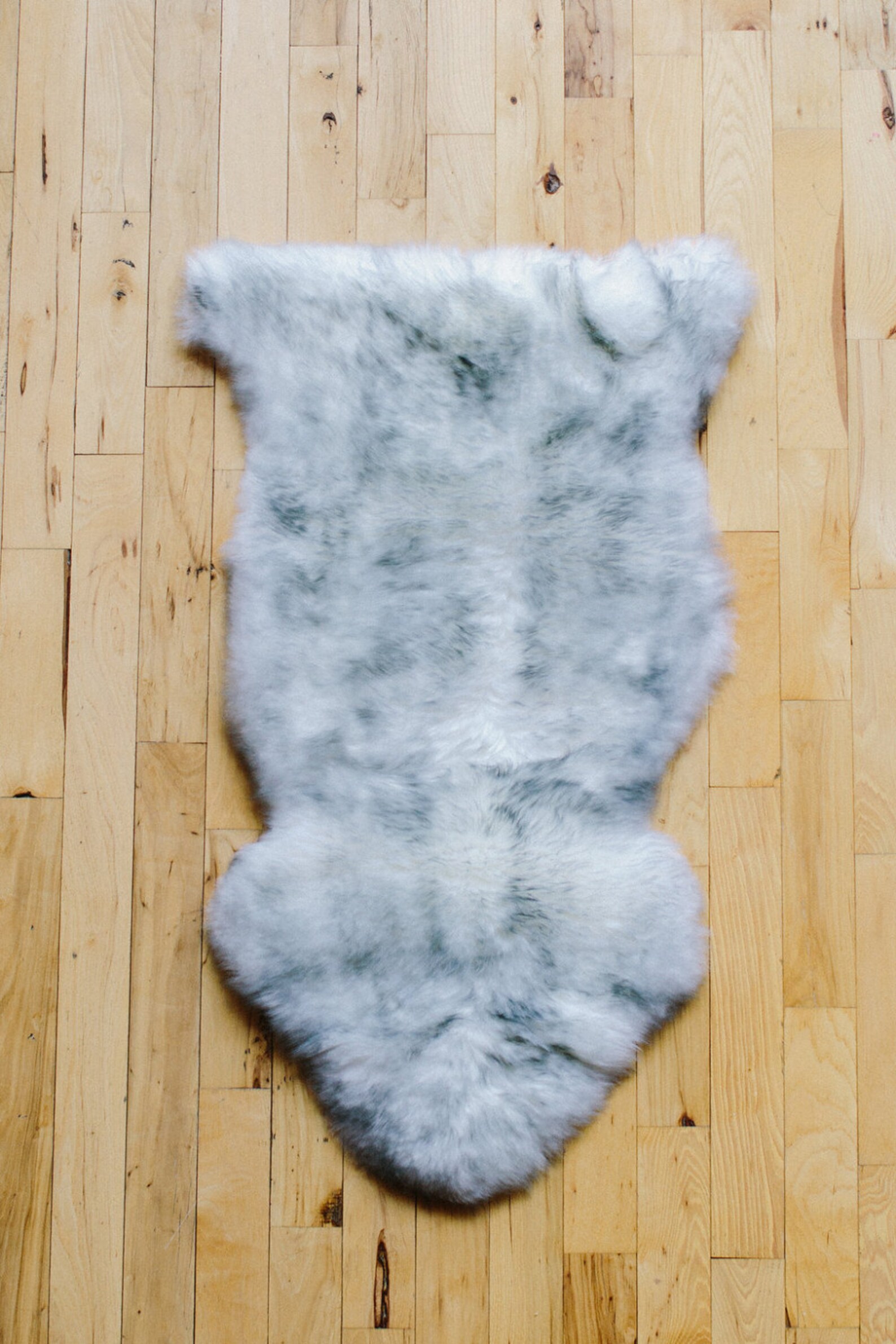 Sheepskin Rug // Sheepskin Dog Bed // Gray Tipped Sheepskin // Etsy