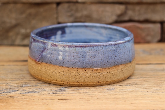 clay dog bowl
