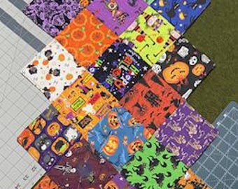 Quilted Zig Zag Halloween Table Runner