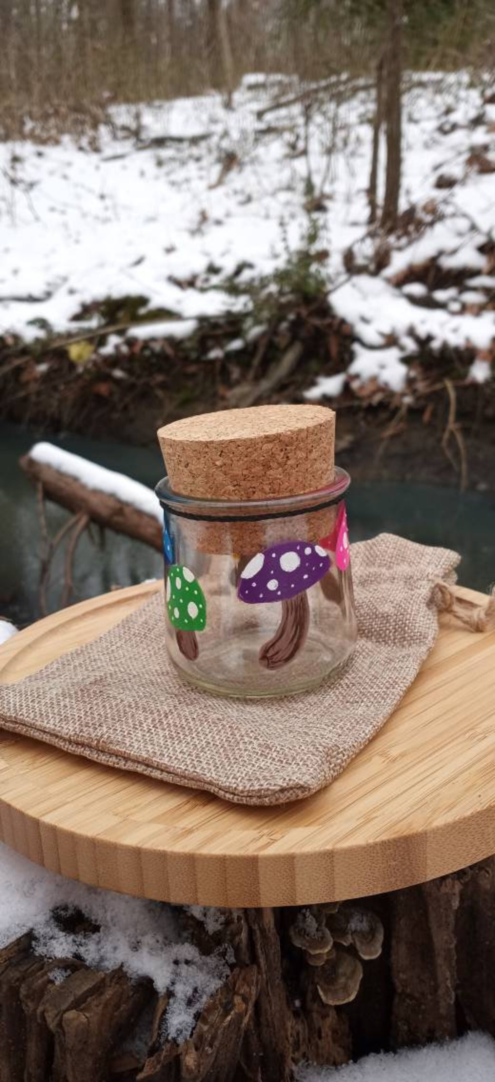 Mushroom Stash Jar Etsy