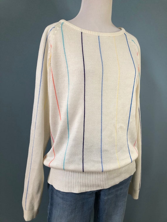 Vintage JANTZEN spring SWEATER / Pullover Crew Ne… - image 3