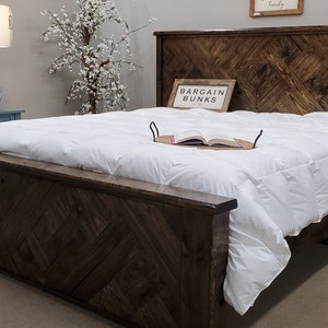 Custom Made Sweetgrass Solid Wood Bed
