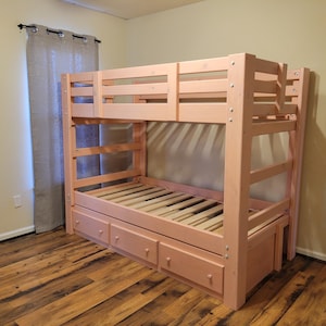 Solid Wood Captain&#39;s Drawers for Underbed