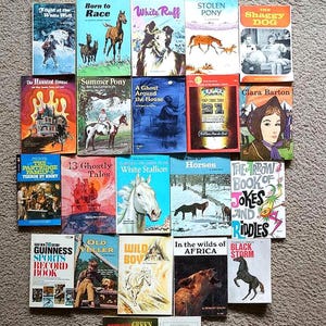 Vintage 60s-70s Childrens Books for Kids Tweens and Teens Softcover Book Collection, Very Good Condition 1960s 1970s