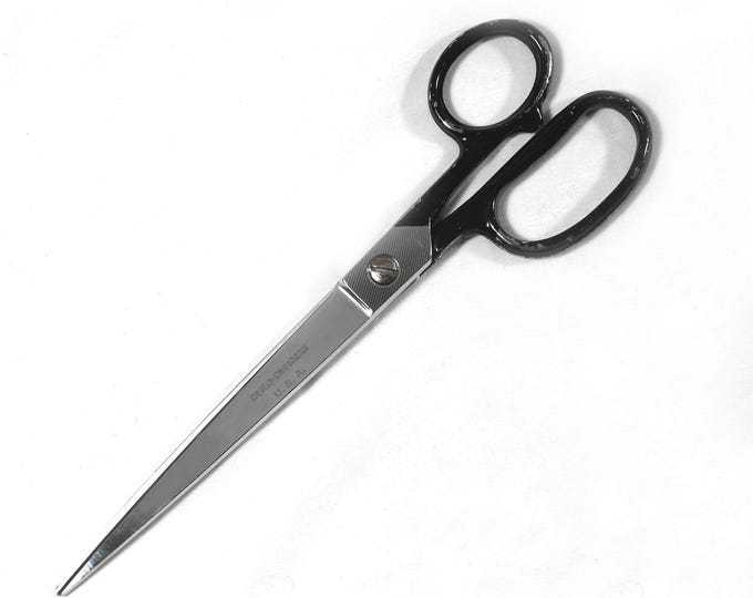 Card Making Scissors Vintage High-quality Scissors Duro-chrome U.S.A. 9-inch Long Chrome and ...