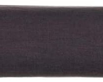 Charcoal black  color Pure linen Fitted sheet. 100% organic flax linen. European grown and woven