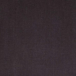 Charcoal black color Pure linen Flat sheet. 100% organic flax linen. European grown and woven image 3