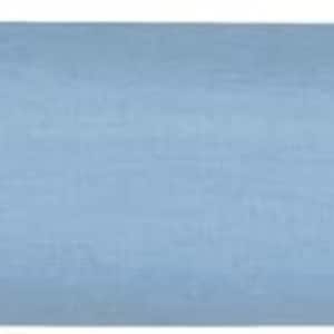 May include: A light blue rectangular pillow with a textured surface.